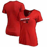 Women Toronto Raptors Fanatics Branded 2018 NBA Playoffs Team Slogan Plus Size V Neck T-Shirt Red,baseball caps,new era cap wholesale,wholesale hats